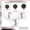 Service Caster 4'' High Temp Glass Filled Nylon Swivel Caster with Roller Bearing and Brake SCC-20S420-GFNRHT-TLB - alternate 4